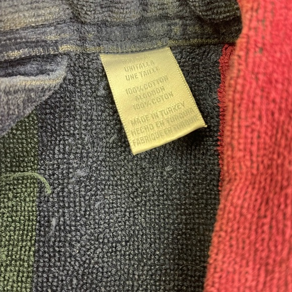 Dior Other Vtg Christian Dior Terry Cloth Stripes Redbluegreen Bath